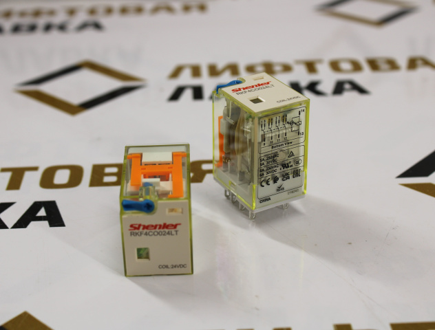 Реле промежуточное 24VDC 4CO 6A RKF4CO024LT Shenler