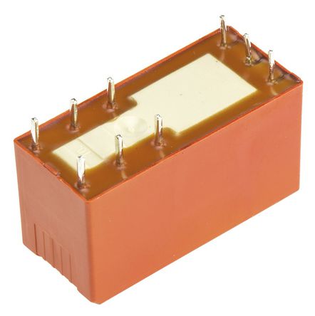 Реле силовое бистабильное (2 катушки с защелкой) 24VDC 8A DPDT RT424F24 5-1393243-6 TE Connectivity