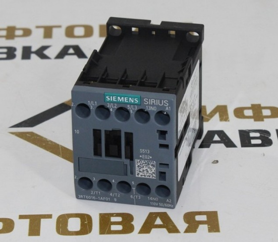 Контактор 110VAC 9A 1NO 3RT6016-1AF01 Siemens