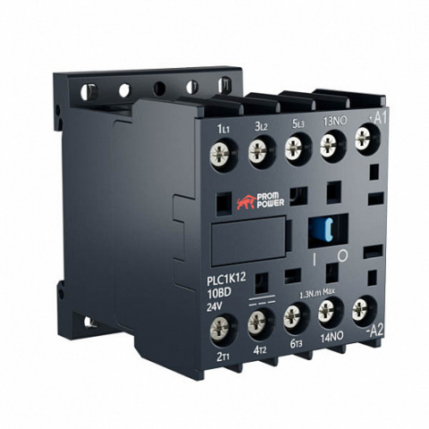 Контактор 24VDC 12A 1НО Pulse PLP1K1210BD PROMPOWER