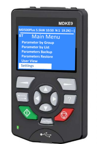 Пульт с копированием параметров MDKE9&MDCAB (Monarch) INOVANCE