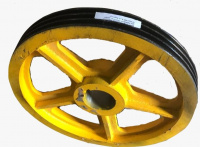 Шкив канатоведущий 500х3х12 для лебедки TKM конус AEA01C445*A LG Sigma
