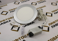 Светильник кабины круглый светодиодный D=170мм LED 220В 12Вт ZAA24710BW1 Otis