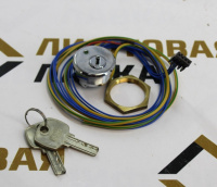 Ключевина хром зеленая подсветка автовозврат SH2 24В AMP FAA431R1 OTIS