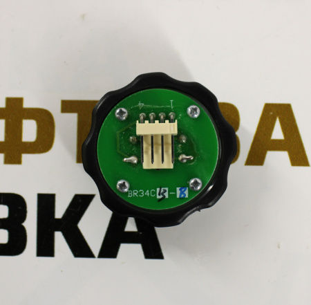 Модуль кнопочный синяя подсветка с шрифтом Брайля "7" BR34C Xizi Otis