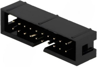Вилка на плату прямая двухрядная 20pin шаг 2.54мм DS1013-20SSIB1-B-0 CONNFLY
