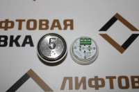 Модуль кнопочный круглый красная подсветка код брайля "5" A4N49744$05 EA2406S-D-R-05 ЩЛЗ